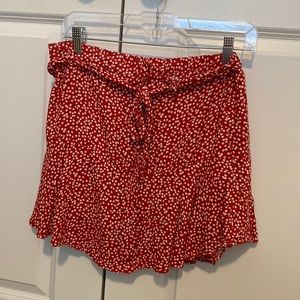 Red Polka Dot Skort